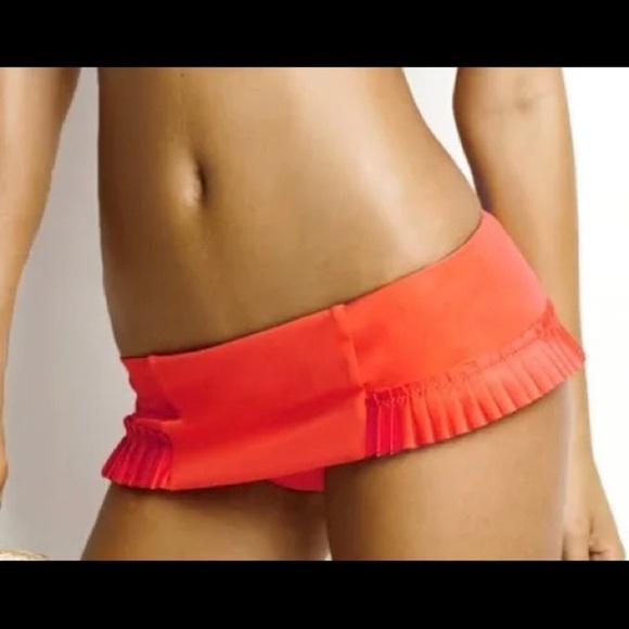 Bnwt Seafolly Australia Goddess Pleated Bikini Bottoms Size Us 4 - Picture 1 of 7